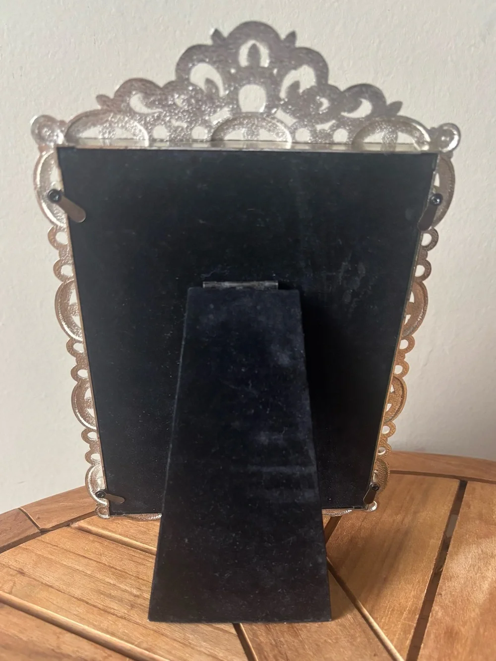 NOS 5”x7” Picture Frame Rhinestone Crystal Ornate Photo Frame Tabletop